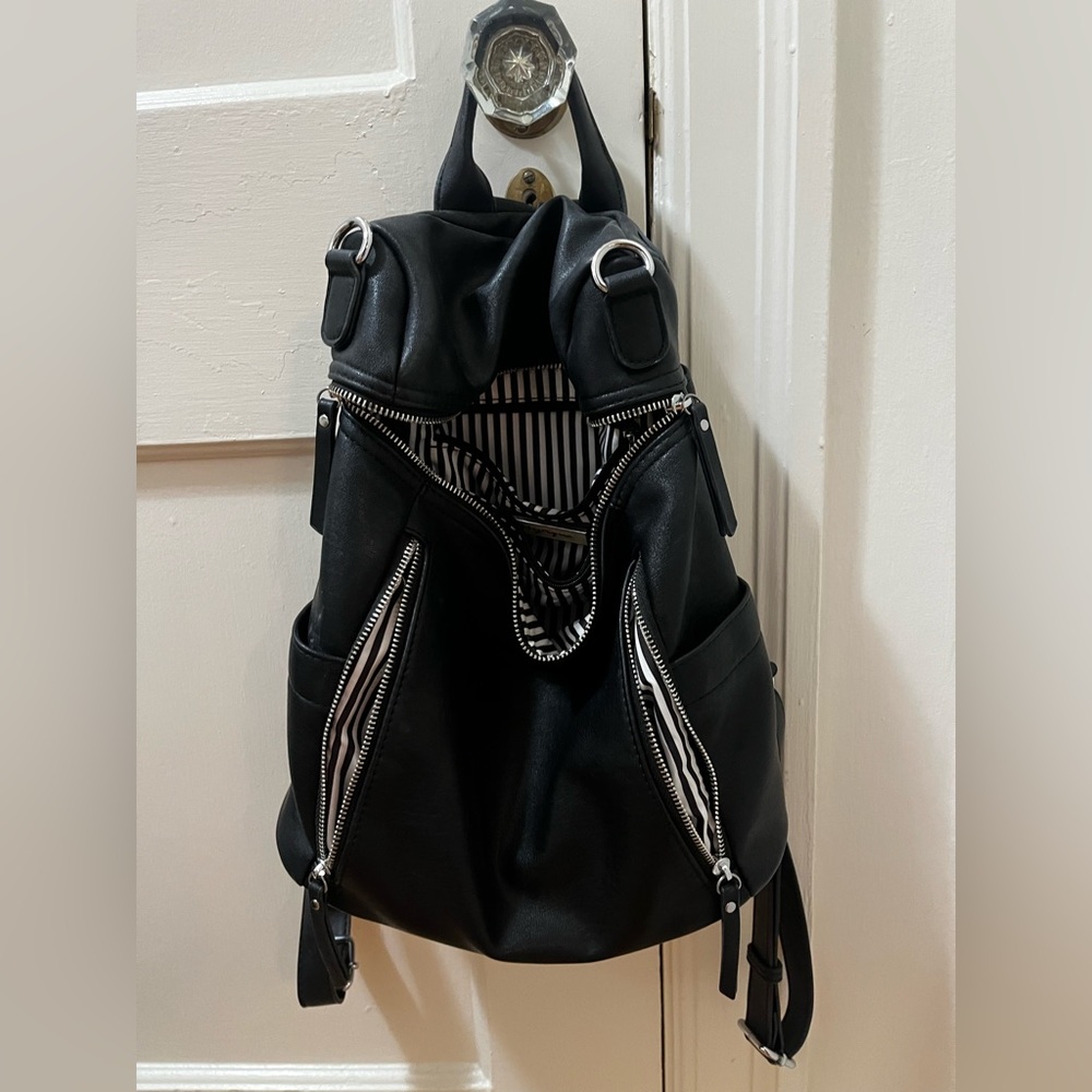 Foxblood Zip Top Convertible Backpack
